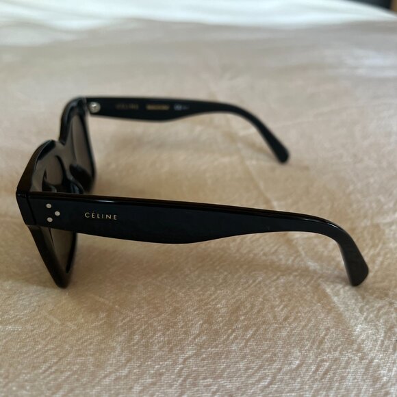CELINE CL41411FS BLACK SQUARE SUNGLASSES - Picture 3 of 6